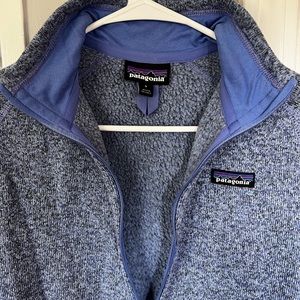 SOLD - Patagonia Better Sweater Fleece Jacket in Light Violet Blue